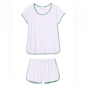 HOLD FOR KIMBERLY - Lake Pajamas Pima Shorts Set in Iris